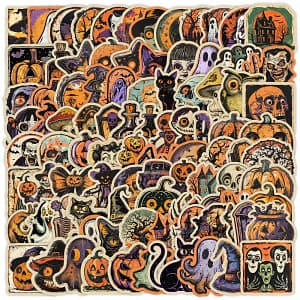 Halloween stickers 10 stuks