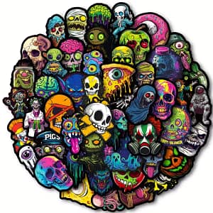 Halloween stickers 10 stuks