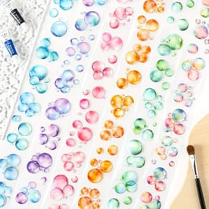 PET tape rollen Bubbels