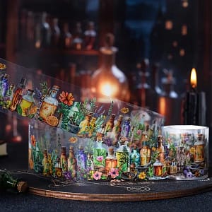 PET Tape Rol โ Potion Flesjes (2 varianten)