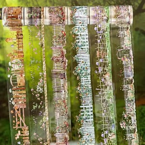 PET Tape Rol โ Hekken Collectie 6 varianten