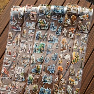 PET Tape Rollen โ Straatgezicht & Architectuur 6 varianten