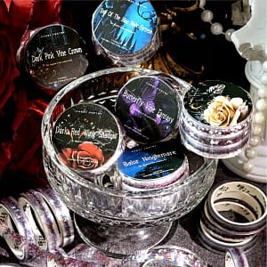 PET Tape Rollen – Sierranden Collectie 6 Varianten, Set van 3 Rollen