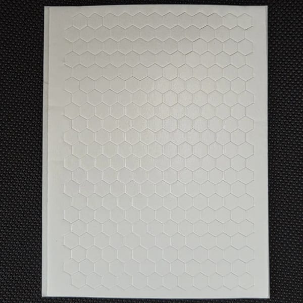 Zeshoekige Dubbelzijdige Plakkertjes – 240 stuks per vel – 3D Effect voor Knutselprojecten - Afbeelding 2