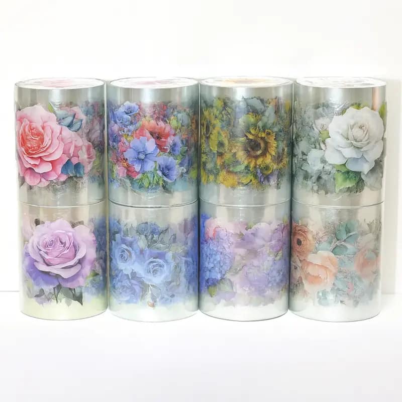 Pet tape bloemencollectie