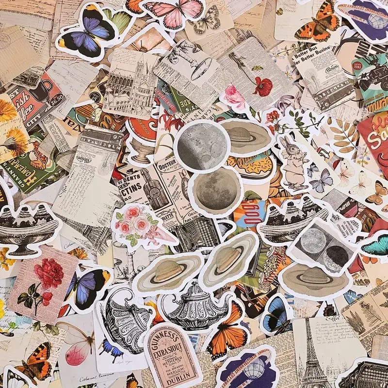 vintage stickersets
