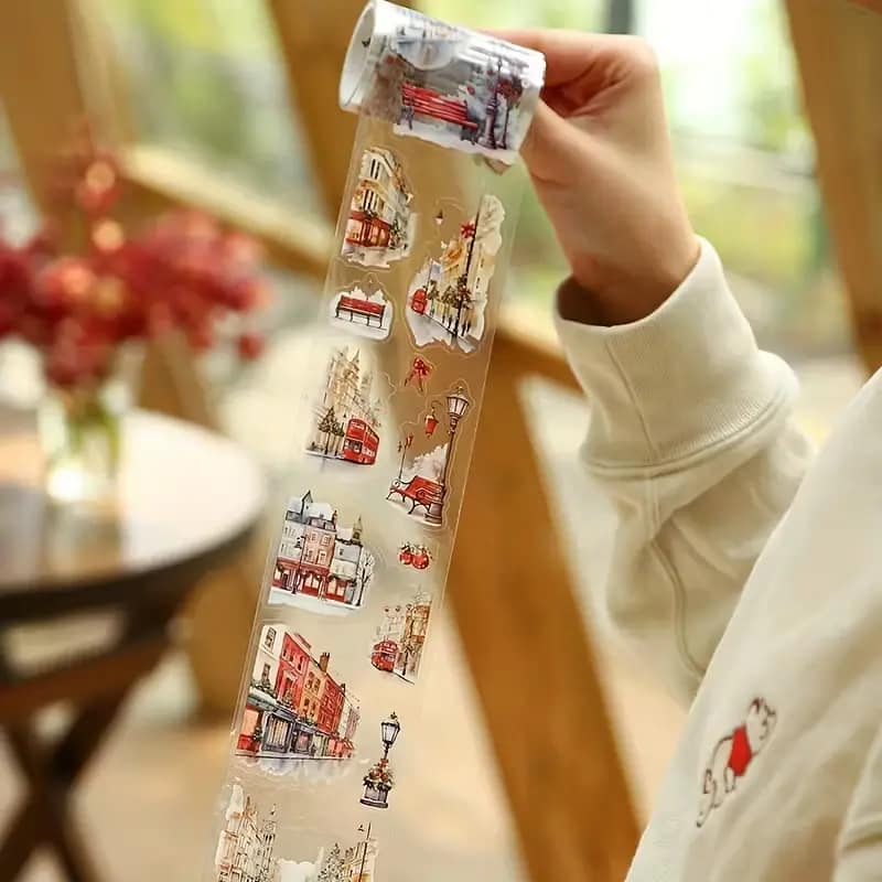 PET Tape Rollen – Straatgezicht & Architectuur 6 varianten - Afbeelding 4